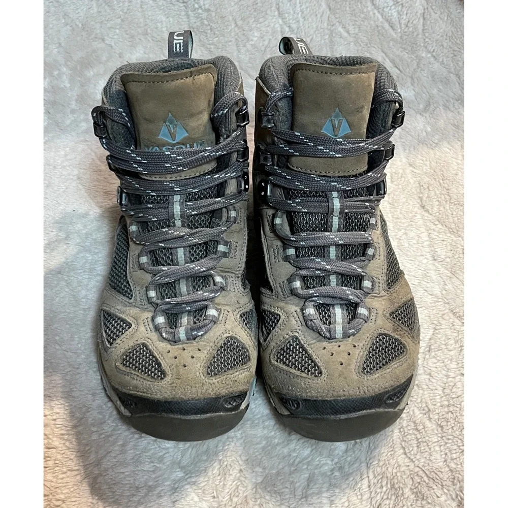 Mens Vasque Breeze III GTX Hiking Boots 8W Brown Gore-Tex Waterproof 7195 8 Wide